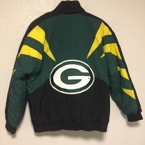 Vintage GreenBay Packers Jacket M Puffer